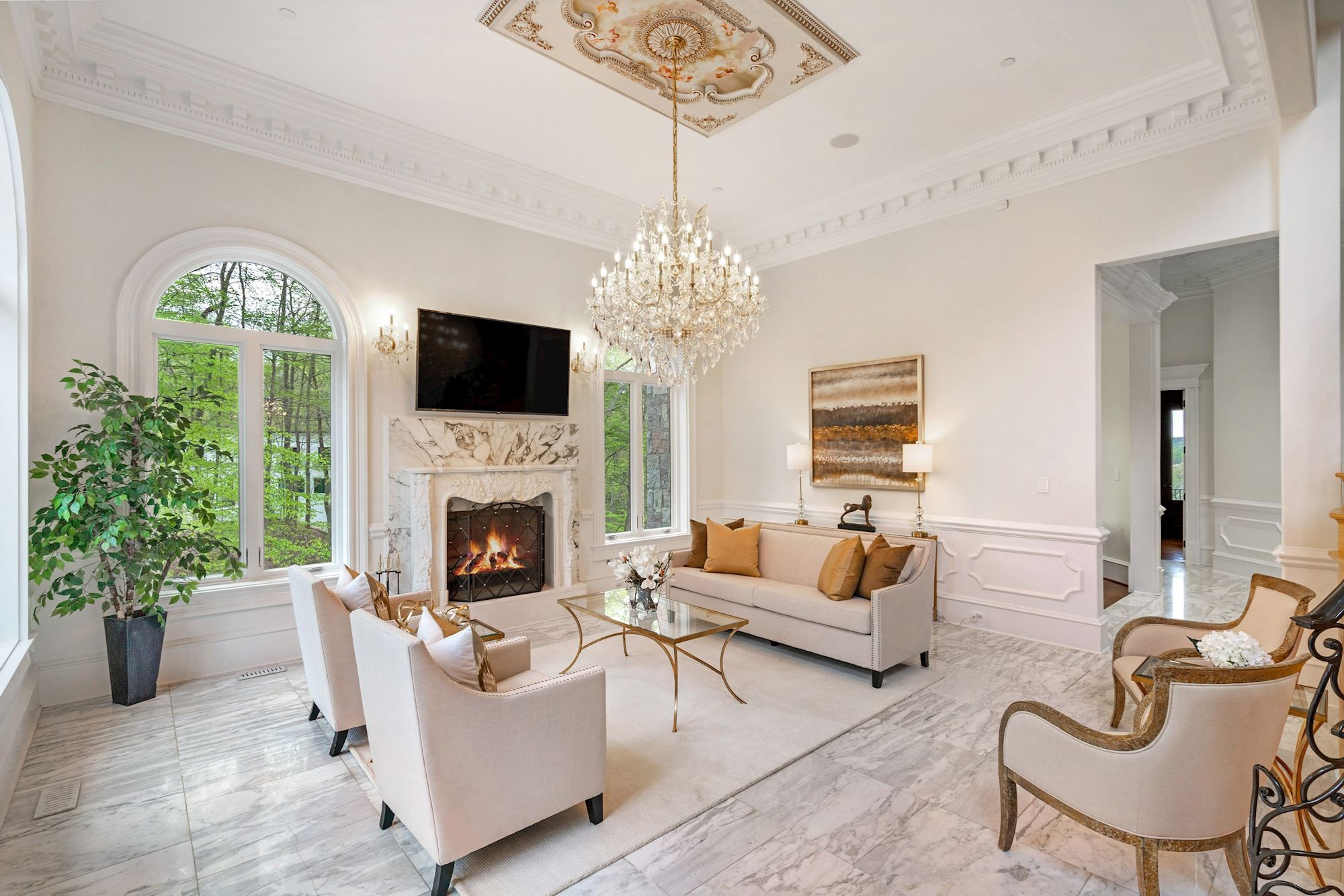 The formal living room.