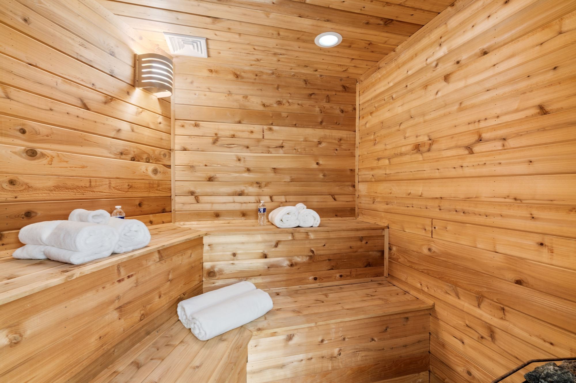 The sauna.