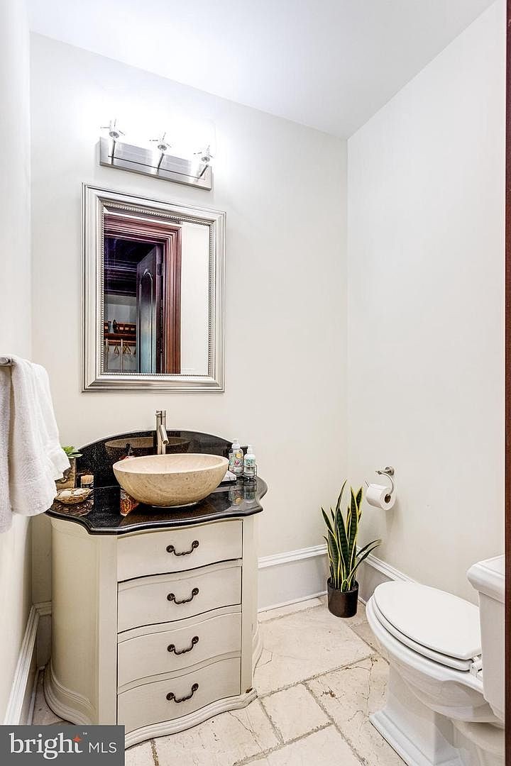 A powder room.